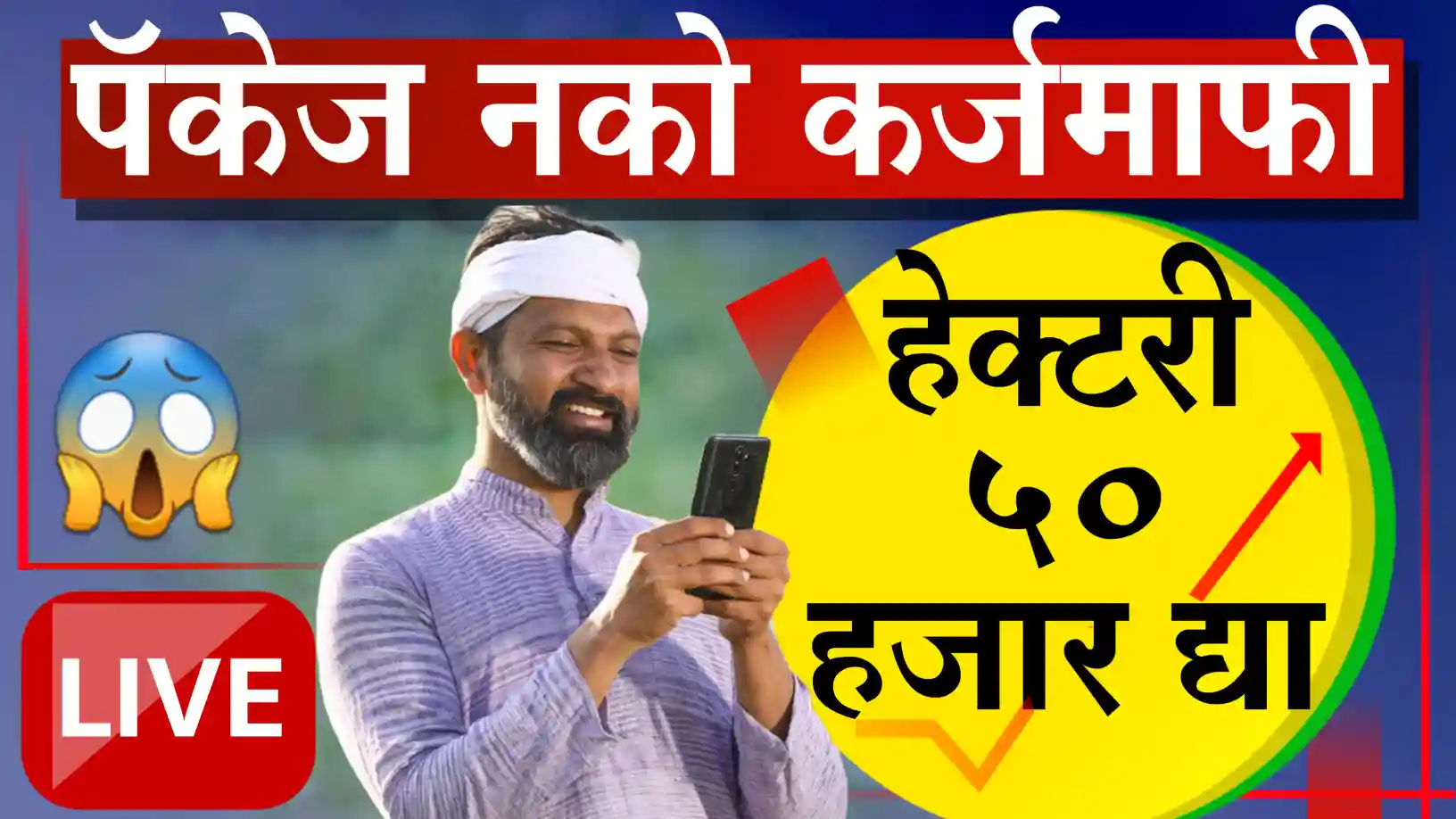शासनाच्या ३१ हजार कोटींच्या पॅकेजवर शेतकरी नाराज