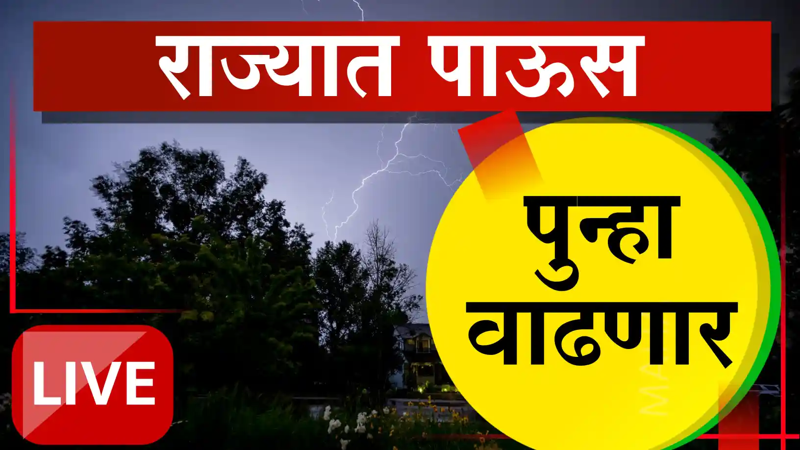 राज्यात पावसाचे पुनरागमन